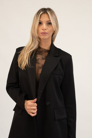 Blazer Doppiopetto  nero|Colore:Nero