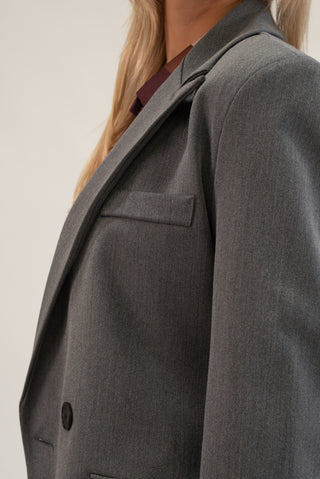 Blazer Doppiopetto  grigio|Colore:Grigio