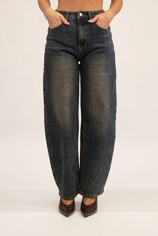 Jeans Barrel Fit jeans|Colore:Jeans