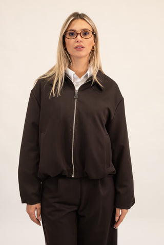 Giacca Zip  moro|Colore:Moro
