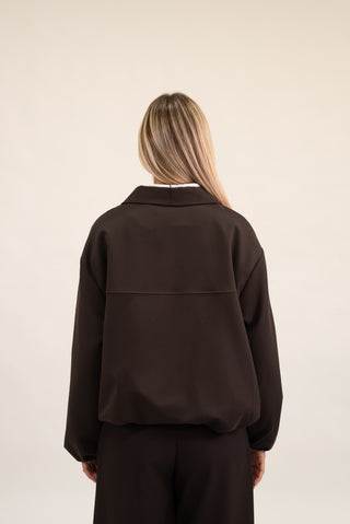 Giacca Zip  moro|Colore:Moro