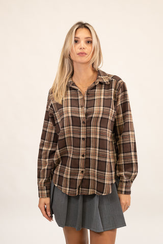 Camicia Quadri moro|Colore:Moro