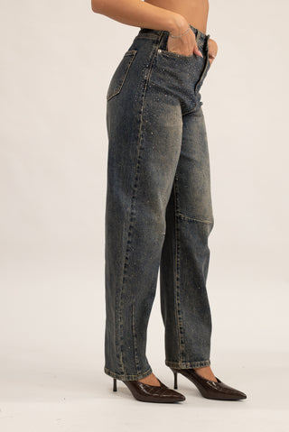 Jeans Strass jeans|Colore:Jeans