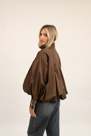 Giubbotto Quadretti moro|Colore:Moro