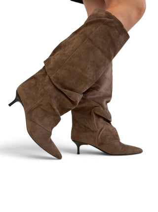 Stivale Slouchy Suede Kitten khaki|Colore:Khaki