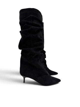 Stivale Slouchy Suede Kitten nero|Colore:Nero