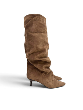 Stivale Slouchy Suede Kitten khaki|Colore:Khaki