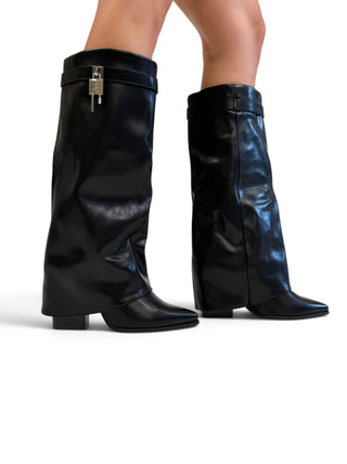Stivale WideLeg  nero|Colore:Nero