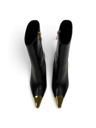 Tronchetto Punta Gold nero|Colore:Nero