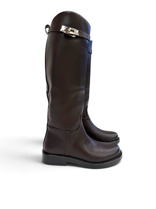 Stivale Fibbia moro|Colore:Moro