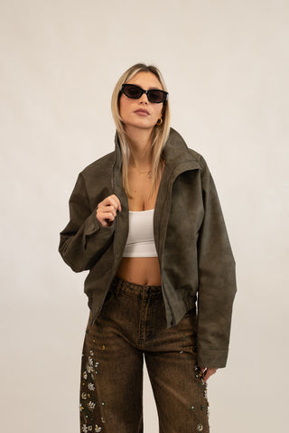 Giubbotto Bomber v.millitare|Colore:V.millitare
