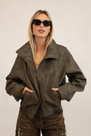 Giubbotto Bomber v.millitare|Colore:V.millitare