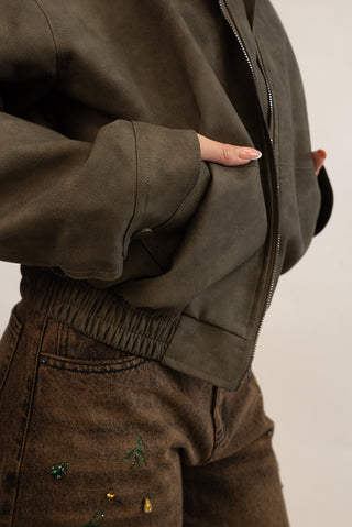 Giubbotto Bomber v.millitare|Colore:V.millitare