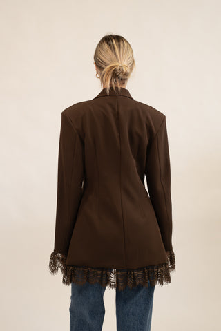 Blazer Pizzo moro|Colore:Moro