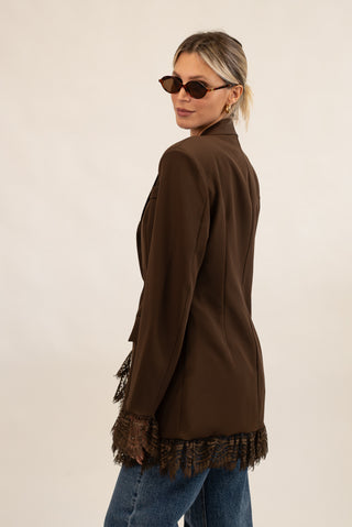 Blazer Pizzo moro|Colore:Moro