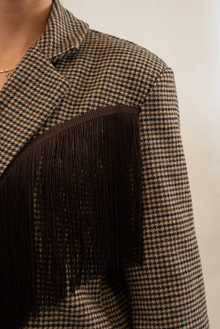 Blazer Frange moro|Colore:Moro