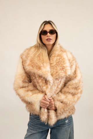 Ecopelliccia Bambi beige|Colore:Beige