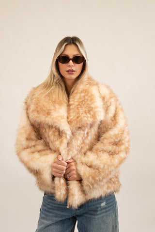 Ecopelliccia Bambi beige|Colore:Beige