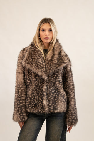 Ecopelliccia Bambi moro|Colore:Moro