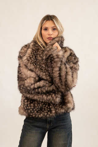 Ecopelliccia Bambi moro|Colore:Moro