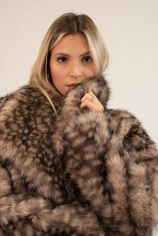 Ecopelliccia Bambi moro|Colore:Moro