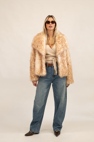 Ecopelliccia Bambi beige|Colore:Beige