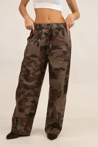 Pantalone Camouflage v.millitare|Colore:V.millitare