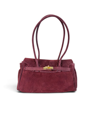 Borsa Suede Gold bordeaux|Colore:Bordeaux