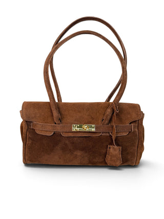 Borsa Suede Gold camel|Colore:Camel