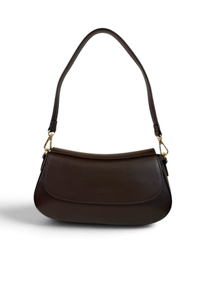 Borsetta Vera Pelle Double moro|Colore:Moro