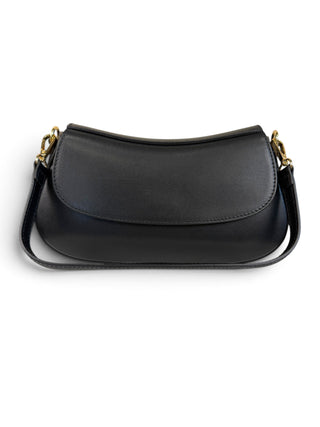 Borsetta Vera Pelle Double nero|Colore:Nero