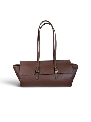 Borsa Trapezio Vera Pelle camel|Colore:Camel