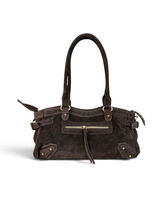 Borsa Suede City moro|Colore:Moro