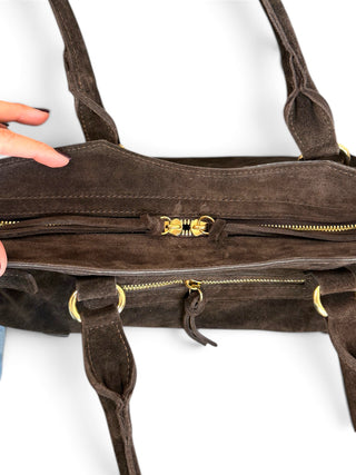 Borsa Suede City moro|Colore:Moro
