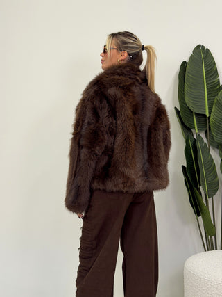 Ecopelliccia moro|Colore:Moro