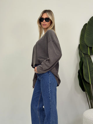 Maglia Basic Long Sleeve grigio|Colore:Grigio