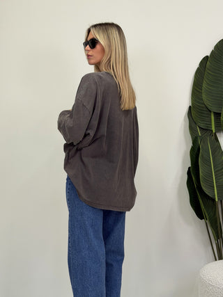 Maglia Basic Long Sleeve grigio|Colore:Grigio
