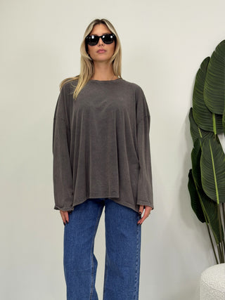Maglia Basic Long Sleeve grigio|Colore:Grigio