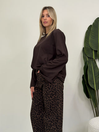 Maglia Basic Spalline moro|Colore:Moro