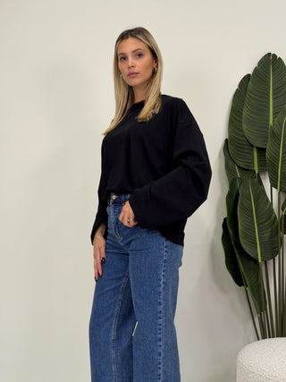 Maglia LongSleeve Basic nero|Colore:Nero