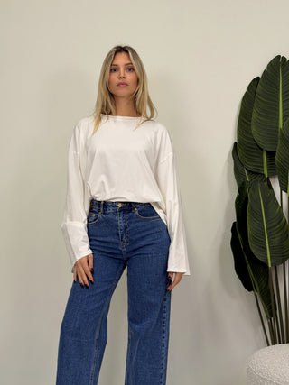 Maglia LongSleeve Basic panna|Colore:Panna