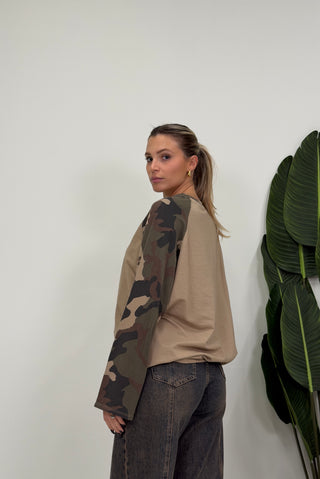 Maglia Double verde militare|Colore:Verde militare