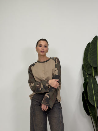 Maglia Double verde militare|Colore:Verde militare