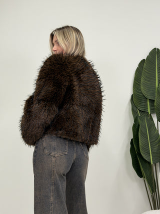 Ecopelliccia Coreana moro|Colore:Moro